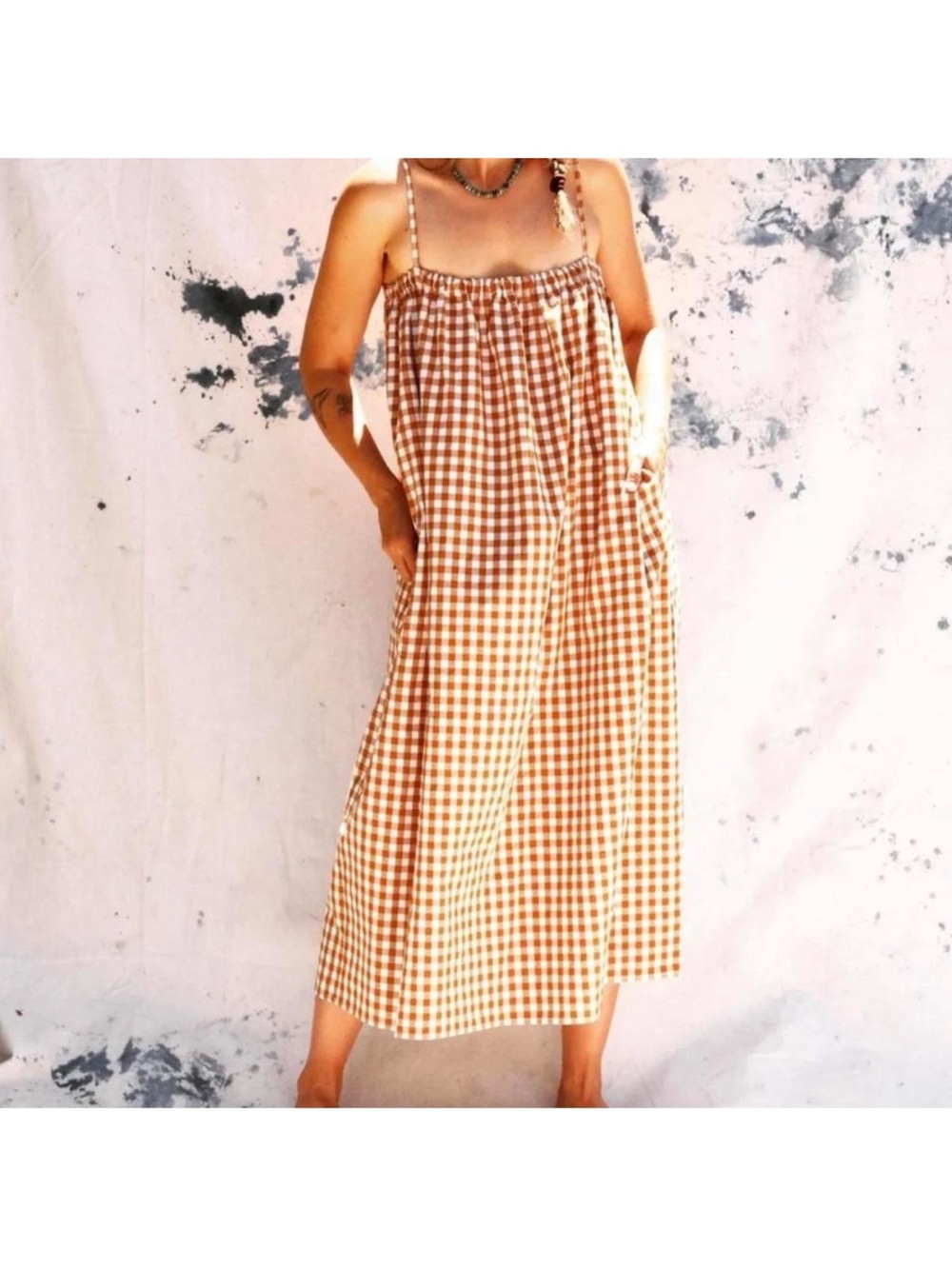 Lindsay Robinson‎ Gingham Dress